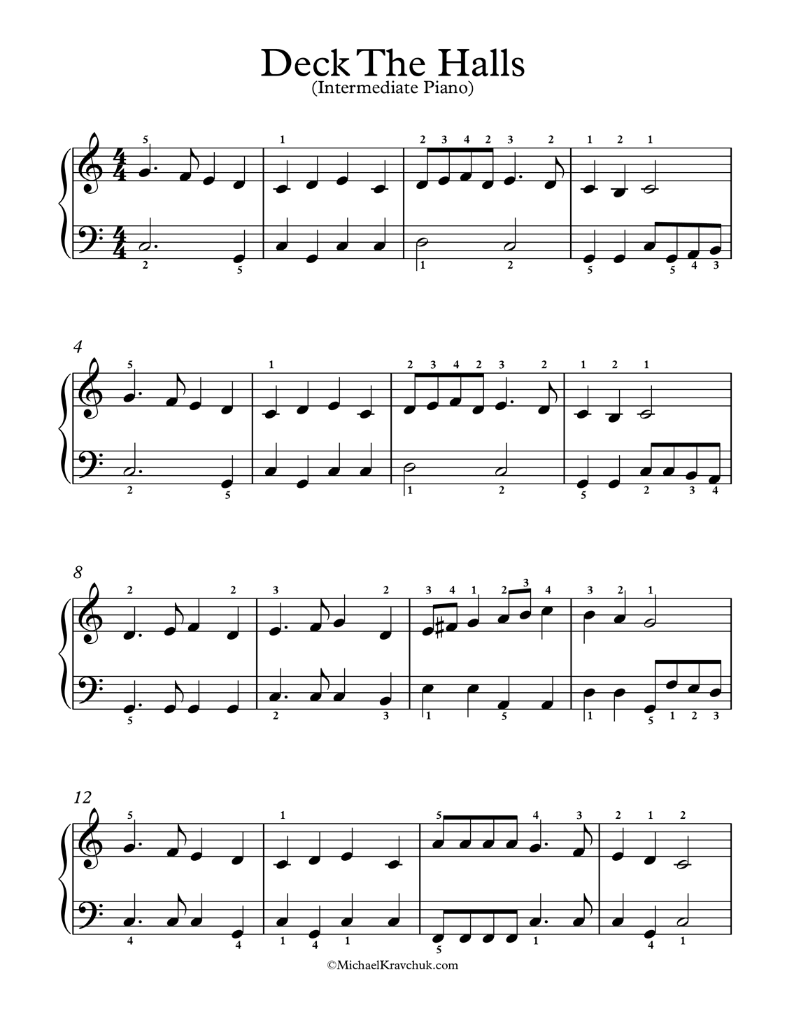 Deck-The-Halls-sheet-piano-1